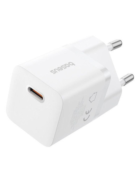 INCARCATOR retea Baseus GaN5 mini, Quick Charge 25W, 1 x USB Type-C, alb "P10110909213-00" - 6932172658205