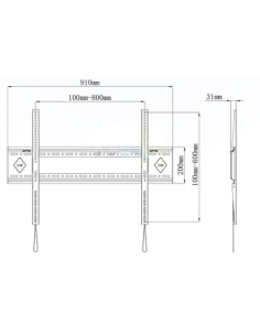 Suport TV / Monitor NEOMOUNTS Suport perete NM 60"-100"... 2