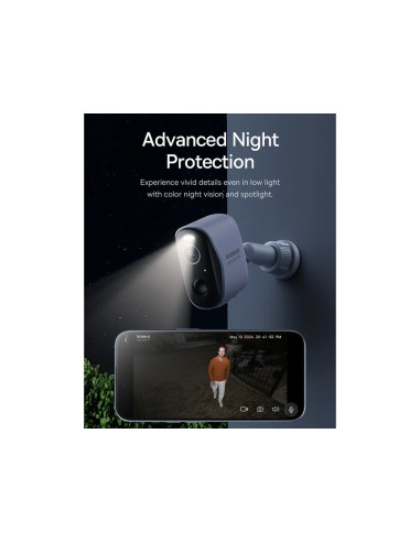 CAMERA IP Exterior Baseus N1 +, 2K, 2304 x...