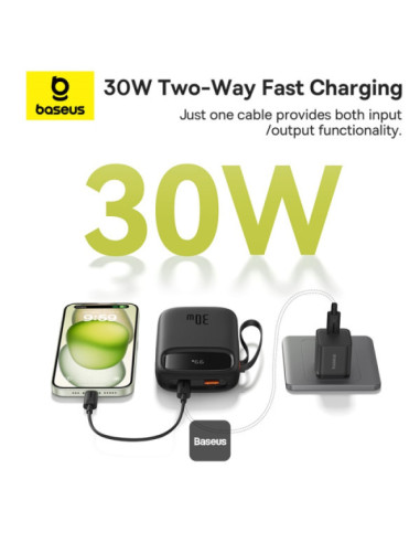 POWER BANK Baseus Qpow2 Digital Display,...