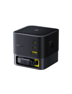 INCARCATOR retea Baseus Super GaN, Quick Charge 100W, 3 x...