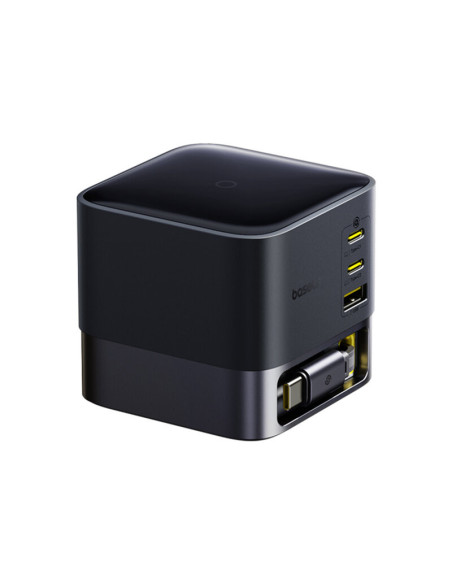 INCARCATOR retea Baseus Super GaN, Quick Charge 100W, 3 x USB Type-C, 1 x USB, negru "P10164001123-00" - 6932172668938