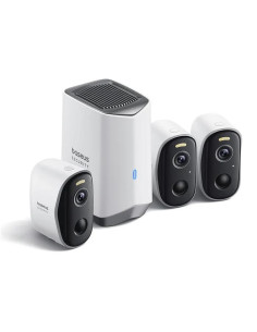 CAMERA IP Exterior Baseus N1, KIT 3 camere 2K + statie,...
