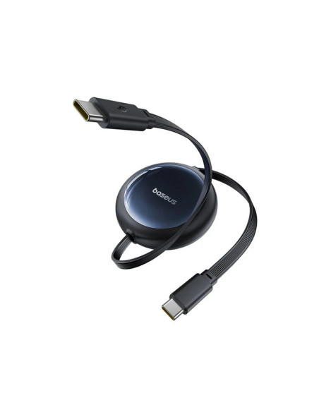 CABLU alimentare si date Baseus Nomos, Fast Charging Data Cable pt. smartphone, retractabil, USB Type-C la USB Type-C 100W, 1.5m
