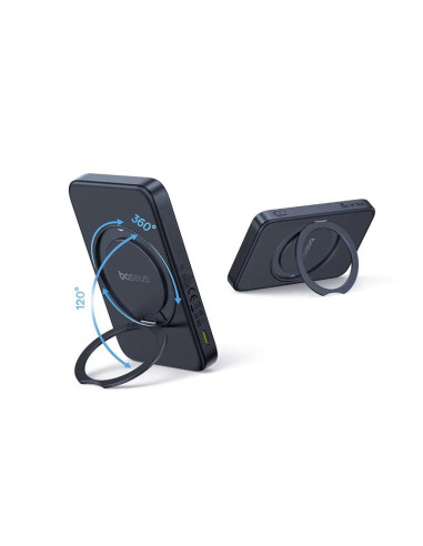 POWER BANK Baseus PicoGo Qi2 Magnetic, 5000mAh,...