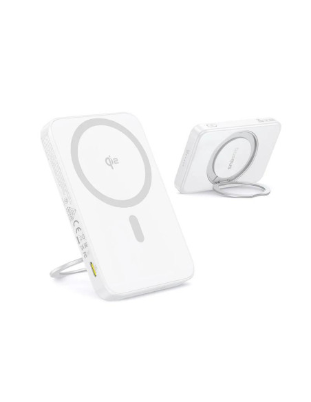 POWER BANK Baseus PicoGo Qi2 Magnetic, 5000mAh, PD 20W, 1 x USB Type-C, incarcare wireless Qi2 15W, prindere magnetica Iphone, i