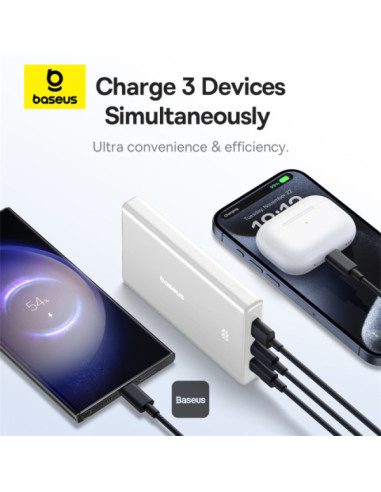 POWER BANK Baseus PicoGo, 10000mAh, 20W, 2 x...