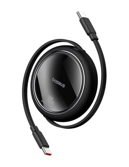 CABLU alimentare si date Baseus Free2Pull, Fast Charging Data Cable pt. smartphone, retractabil, USB Type-C la USB Type-C 100W,