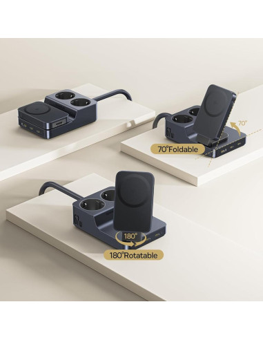INCARCATOR RETEA Baseus Nomos Powerstrip, QC...