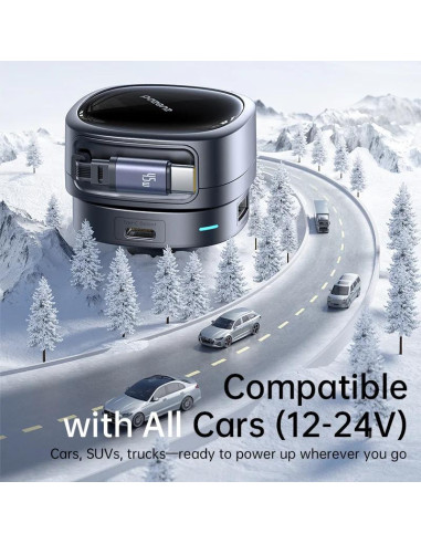 INCARCATOR auto Baseus PrimeTrip VR1, Quick...