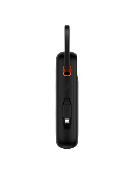 POWER BANK Baseus EnerFill FC31, 20000mAh, 22.5W, display, 1 x USB, cablu integrat USB Type-C si Iphone Lightning, negru, "P1008