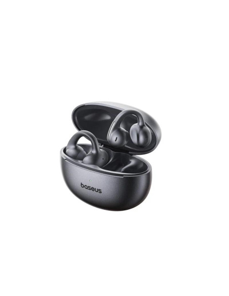 CASTI Baseus Bowie MC1 Pro Open-Ear True Wireless, on ear, pt smartphone, microfon pe casca, conectare prin Bluetooth 6.0, negru