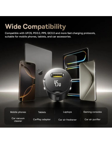 INCARCATOR auto Baseus PrimeTrip VP2, Quick...