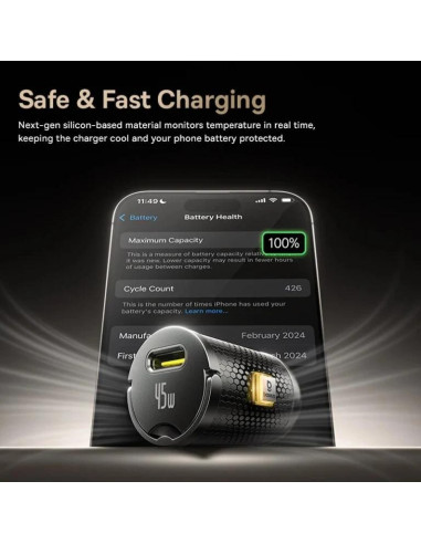 INCARCATOR auto Baseus PrimeTrip VP2, Quick...