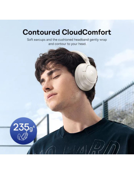 CASTI Baseus Bowie Bass BH1 NC Wireless Noise Cancelling, over ear, 40mm Dynamic Drivers, autonomie 80 ore, microfon pe casca, c