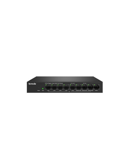 ROUTER Tenda 9 porturi Gigabit Ethernet, din care 8 porturi PoE+ IEEE 802.3at/af, "G0-8G-POE"
