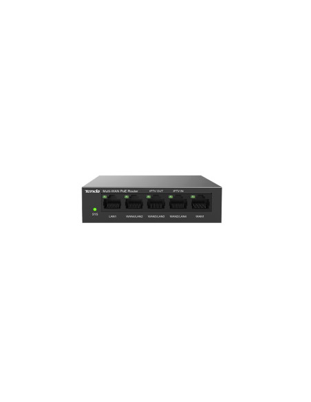 ROUTER Tenda PoE max 30W port, 5 porturi LAN/WAN Gigabit, carcasa metalica rackabil, "G0-5G-PoE"