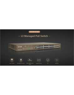 TENDA 24PORT GIGABIT L3 MANAGED SWITCH "TEG5328P-24-410W" 2