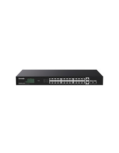 SWITCH TENDA unmanaged, 24 porturi POE+ RJ-45 gigabit, 2...