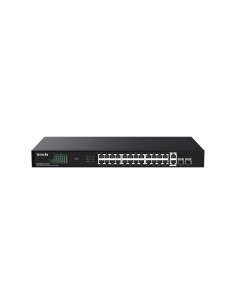 SWITCH TENDA unmanaged, 24 porturi POE+ RJ-45 gigabit, 2...