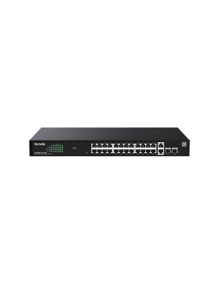 SWITCH TENDA PoE cloud managed, 26 GE+2 SFP porturi Gigabit, buget PoE 410W, metalic "TEG2228P-24-410W"