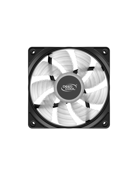 VENTILATOR DEEPCOOL PC RF120W, 120x120x25 mm, 4 white LED, Hydro Bearing, "DP-FLED-RF120-WH"