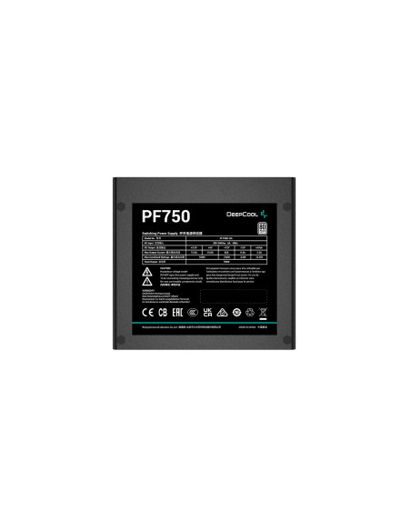 SURSA DeepCool PF750D, 750W (real), 120mm silent fan, 80 PLUS White, 4x PCI-E (6+2), 6x S-ATA "PF700" "R-PF750D-HA0B-EU"