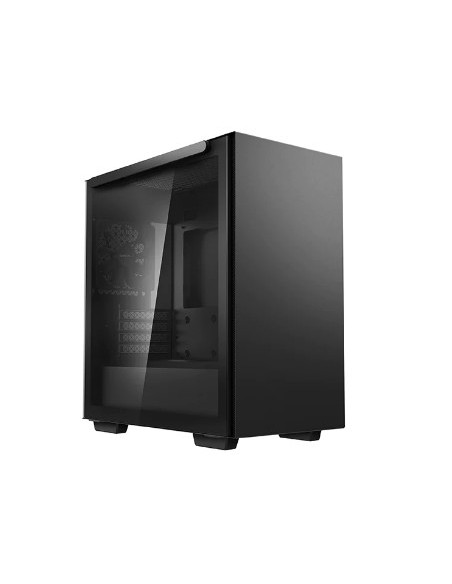 CARCASA DEEPCOOL MACUBE 110, Micro ATX, fara sursa, sticla securizata, 1 x fan, USB 3.0 x 2, Jack 3.5mm, mesh, "R-MACUBE110-BKNG