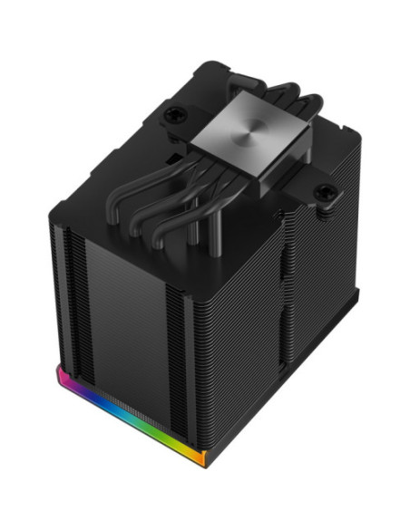 COOLER DeepCool "AK500 DIGITAL PRO" skt. Intel si AMD, racire cu aer, vent. 120mm, 500 - 1750 rpm, 5 heatpipes, inaltime 162mm,