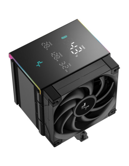 COOLER DeepCool "AK500 DIGITAL PRO" skt. Intel si AMD, racire cu aer, vent. 120mm, 500 - 1750 rpm, 5 heatpipes, inaltime 162mm,