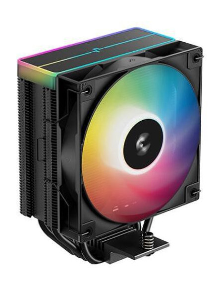 COOLER DeepCool "AG400 BK ARGB V2" skt. Intel si AMD, racire cu aer, vent. 120mm, 500 - 2100 rpm, 4 heatpipes, inaltime 154mm, R