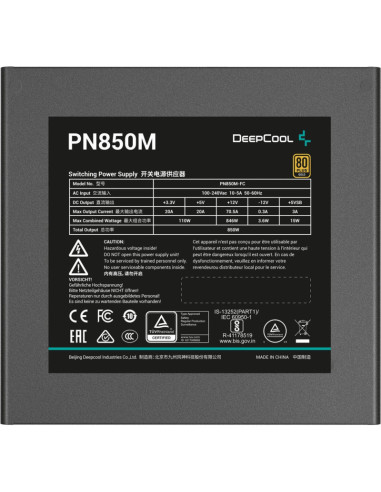SURSA DeepCool "PN850-M", 850W, certificare 80...