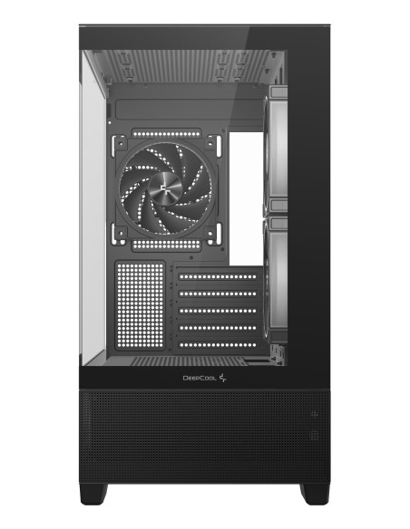 CARCASA DeepCool "CG380", middle tower, gaming, fara sursa, suporta 9xfan, 3xfan inclus, PSU shroud, USB Type-C x 2, USB 3.2 gen