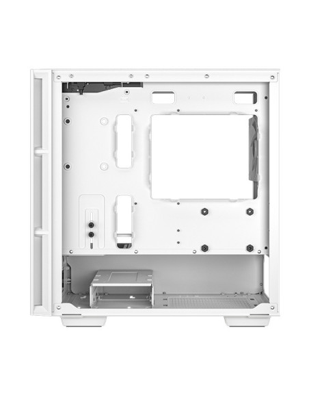 CARCASA DeepCool "CH360 WH", Mini Tower, ATX, fara sursa, 3xfan, USB 3.2 gen 1 x 1, USB 2.0 x 2, audio, PSU shroud,4 sloturi exp
