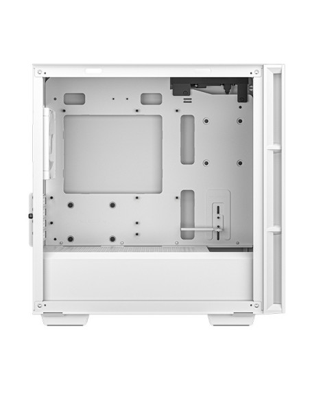 CARCASA DeepCool "CH360 WH", Mini Tower, ATX, fara sursa, 3xfan, USB 3.2 gen 1 x 1, USB 2.0 x 2, audio, PSU shroud,4 sloturi exp