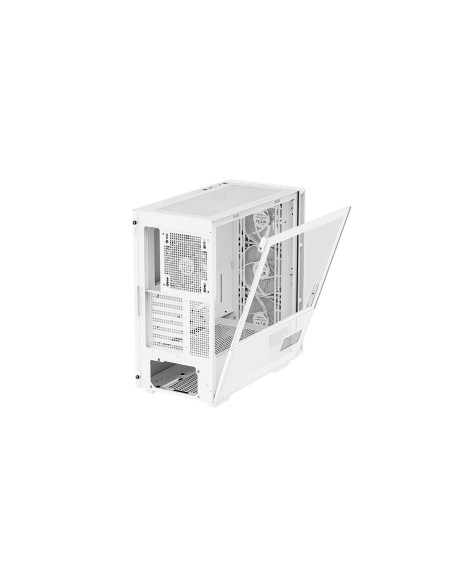 CARCASA DeepCool "CH560 DIGITAL WH", Middle Tower, ATX, fara sursa, sticla securizata,4 ventilatoare incluse,iluminare RGB, alb,
