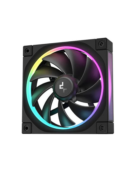 Ventilator DeepCool "FL12R", 120mm, 500-2150 RPM, FDB, 55 cfm, , 4pin PWM, negru, "R-FL12R-BKAPN1-G" - 6933412785156