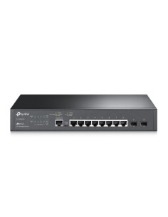 Switch TP-Link cu management L2+, 8 Porturi Gigabit, 2 x...