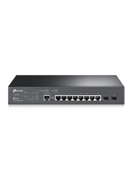 Switch TP-Link cu management L2+, 8 Porturi Gigabit, 2 x SFP Gigabit "SG3210"