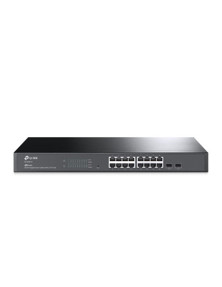 SWITCH TP-LINK " TL-SG2218 " L2+ cu management 16 porturi Gigabit + 2 sloturi SFP, carcasa metalica, rackabil "SG2218"