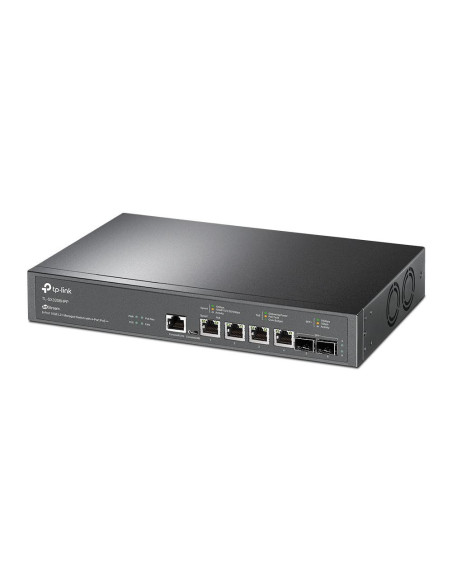 SWITCH TP-LINK 16 porturi JetStream cu Management 6× Porturi 10GE si 4× Porturi PoE++. carcasa metalica "TL-SX3206HPP"