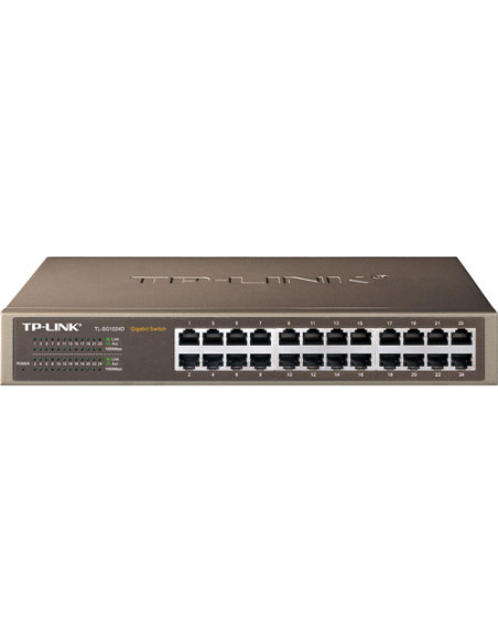 SWITCH TP-LINK 24 porturi Gigabit, carcasa metalica, rackabil "TL-SG1024D"