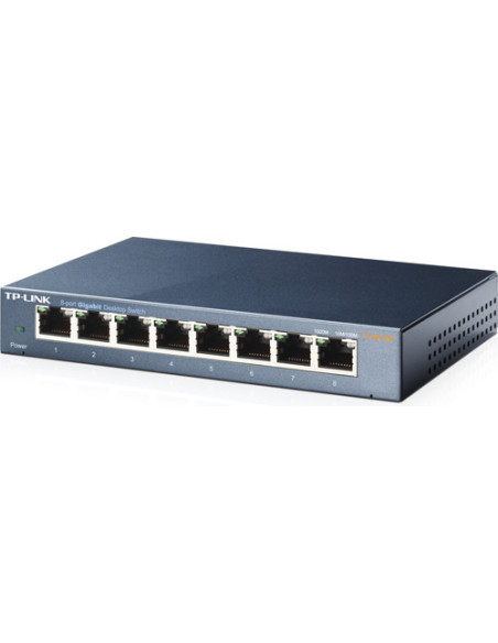 SWITCH TP-LINK 8 porturi Gigabit. carcasa metalica "TL-SG108"