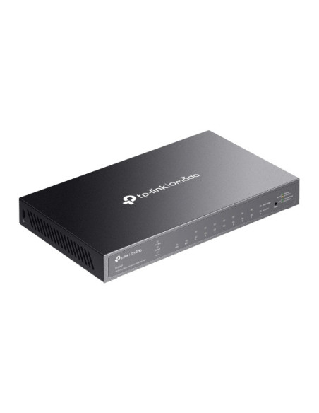 SWITCH TP-LINK 8 porturi Gigabit, 8 x POE+ 58W total power, 2 x SFP, carcasa metal "SG2210P"