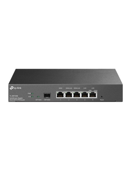 ROUTER TP-LINK wired Gigabit, 1 WAN + 2 LAN + 2 WAN/LAN + 1 Gigabit SFP, "ER7206"