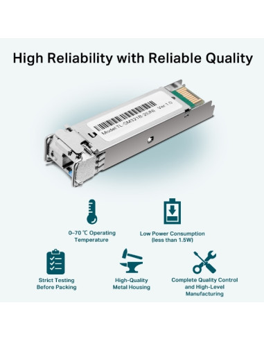 MODUL SFP TP-LINK Single-mode, conector LC,...