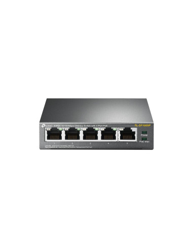 SWITCH PoE TP-LINK 5 porturi 10/100Mbps (4...