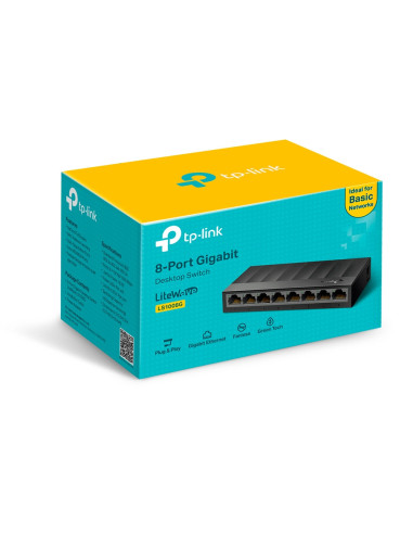 SWITCH TP-LINK 8 porturi Gigabit LiteWave,...