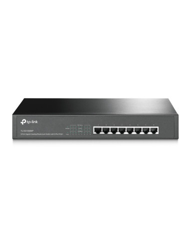 SWITCH TP-LINK POE 8 porturi Gigabit (8 PoE),...