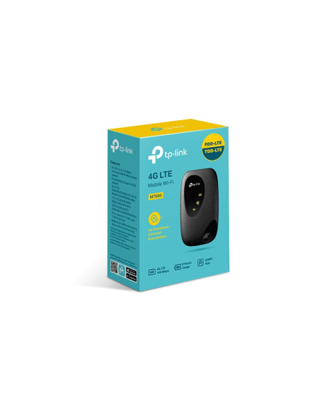 ROUTER TP-LINK wireless. portabil, 4G Mobile Wi-Fi, 300Mbps, Internal LTE Modem, SIM card slot, LED screen display, rechargeable